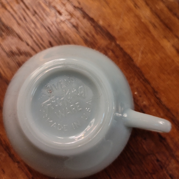 Fire King azurite cup and saucer vintage 1950s - Picture 2 of 3